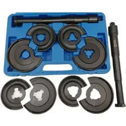 Federspanner für Mercedes und mehr - Universelles Werkzeug - Federkompressoren für Mercedes und andere Marken, ideal für präzises Arbeiten an Federbeinen mit 2 Federhaltersätzen und stabiler Spannweite von 110-300 mm.