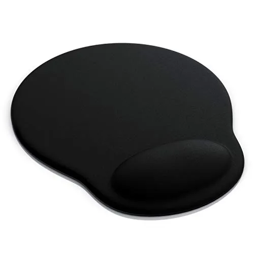 Gel Mauspad ergonomische Handgelenkauflage - Office Komfort Mousepad - Handgelenkpolster Handauflage - Gelkissen Gelpolster - Maus und Tastatur - abwaschbar - Computer Laptop Notebook