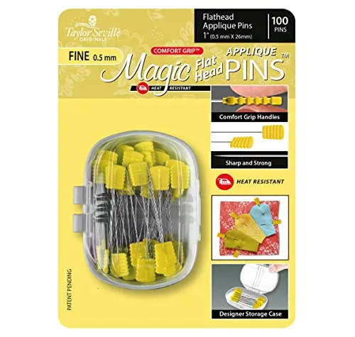 Taylor Seville Magic Flachkopf-Applikation, fein, 0,5, 100 Stück