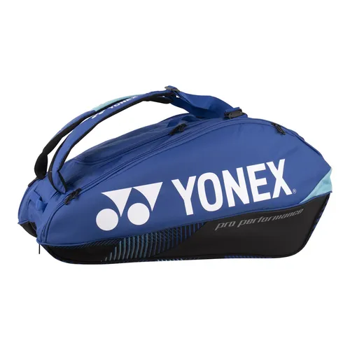 Yonex Pro Racquet Bag 92429 - 9er Schlägertasche in Blau - Tennisschläger Tasche für Freizeit-, Club- und Vereinsspieler, bietet Platz für bis zu 9 Schläger und besticht durch strapazierfähiges Polyester.