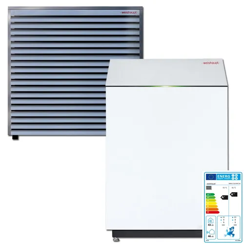 Weishaupt Luft/Wasser-Wärmepumpe Biblock Typ WBB 12-A-RMD-AI