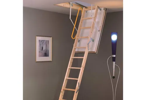 Treppen Intercon Bodentreppe Minka Polar Extrem, für Geschosshöhen bis 280,00 cm, Stufen offen, Luftdichtigkeit Klasse 4, zertifiziert nach DIN EN 12207