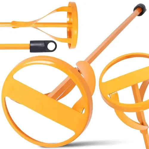 Farbmischer Farbrührer 80x400 mm Rührstab Rührkorb Rührquirl Wendelrührer Mischer Putzmischer Farbe Lacke Lasuren HEX Sechskant-Schaft Bohrmaschine Edelstahl