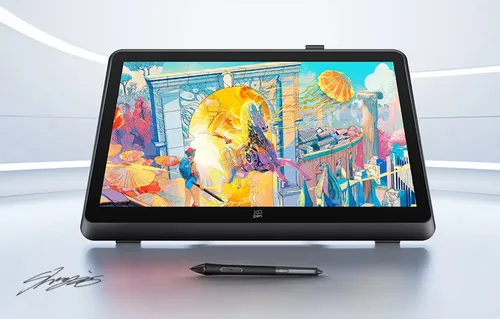 XPPen Artist 22 Plus Grafiktablett mit 21,5 Zoll Display - Grafiktablett mit 22-Zoll-Display und X3 Pro Stift mit 16K Druckstufen für präzise Bild- und Videobearbeitung. Ideal für kreative Profis!