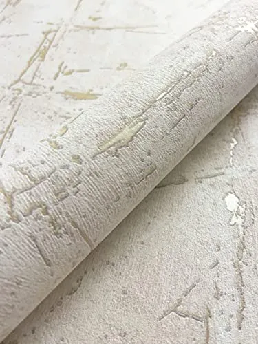 Vliestapete Creme Beton Zement - Betonoptik für stilvolle Wände - Tapeten, Wandtapete in Creme mit Betonoptik, ideal für moderne Wohnräume und schafft ein trendiges Ambiente.