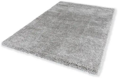 Schöner Wohnen Hochflorteppich Savage, Silber, 133x190 cm in silber von SCHÖNER WOHNEN-Kollektion
