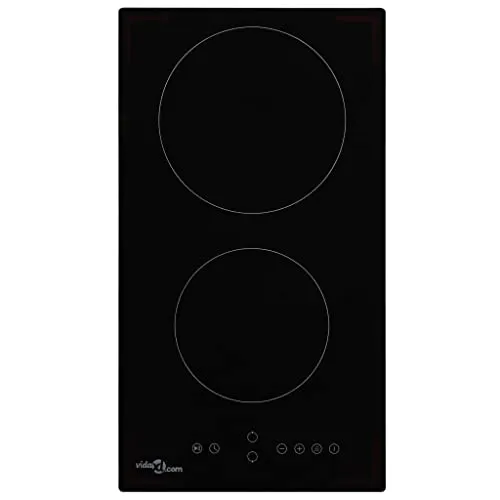 vidaXL Glaskeramikkochfeld mit 2 Brennern - Touch-Bedienfeld für einfaches Kochen - Kochfelder: Hitzebeständiges Glaskeramikkochfeld mit 2 Auto-Kochplatten, Sensor-Touch-Steuerung und automatischer Sicherheitsabschaltung für sorgenfreies Kochen.