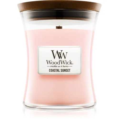 Woodwick Coastal Sunset Duftkerze mit Holzdocht 275 g in beige von WoodWick