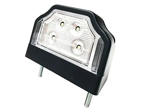 LED Kennzeichenleuchte, Nummerschildbeleuchtung, Kennzeichenbeleuchtung für Anhänger, Baumaschinen, Wohnmobile, Trailer, Wohnwagen, LKW