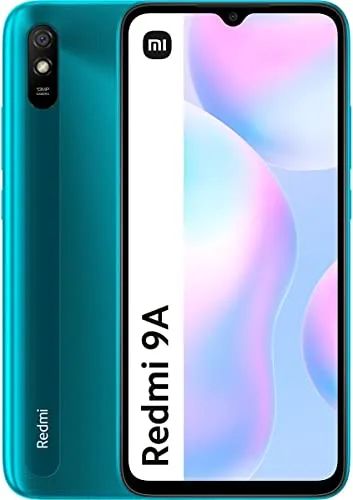 Xiaomi Redmi 9A 32GB - Peacock Green - Handy ohne Vertrag mit 6,53 Zoll IPS-Display, 5000 mAh Akku und 13 MP Kamera. Ideal für alle, die ein leistungsstarkes Smartphone zu einem günstigen Preis suchen.