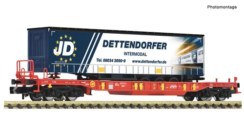 Fleischmann N 6660009 Taschenwagen Sdgmns 33 der Deutschen Bahn NEU OVP