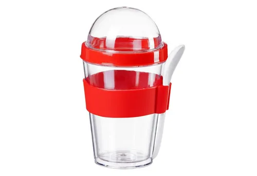 Goods+Gadgets Becher GOODS+GADGETS Müsli To Go Behälter - Doppelwandiger Joghurtbecher, Müslibecher Müslischale