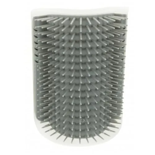 Trixie Eck-Massagebürste für Katzen 8x13cm Grau - Massage & Fellpflege