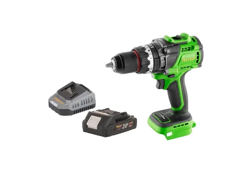 Procraft PA18ProBL-BB Schlagbohrschrauber 20 V mit Akku und Lader - Kompakter Schlagbohrschrauber mit 180 Nm Drehmoment, ideal für verschiedene Anwendungen. Inklusive 2,0 Ah Akku und Ladegerät für flexible Nutzung.
