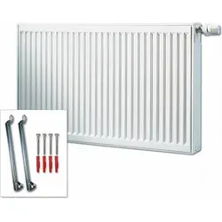 Buderus Flachheizkörper VC-Profil Typ 11 600x500 mm - Heizkörper mit 499 W für effiziente Wärmeabgabe, ideal für Wohnräume und energiesparend.