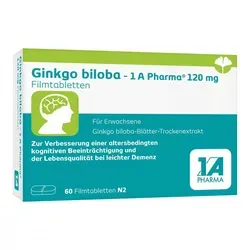 Ginkgo Biloba-1a Pharma 120 Mg Filmtabletten