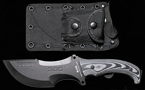 MFH Messer Operation Kodiak Mit Schwarzer Nylonscheide, schwarz