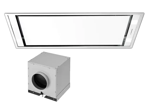 Falmec Stella Deckenhaube 120 cm Weiß inkl. Würfelmotor von Falmec