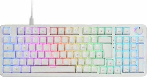Tastatur Mars Gaming MKPROWYES - Gaming-Tastatur mit RGB-Beleuchtung, optimiert für präzises Spielen und komfortables Tippen.