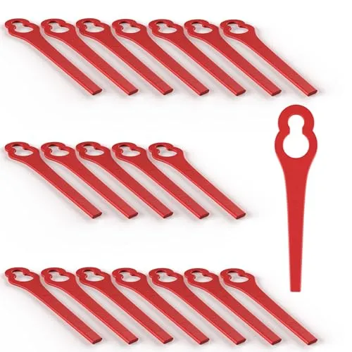 Kunststoffmesser/Ersatzmesser/Schneidplättchen/Messer passend für Akku Rasentrimmer Gardenline GLART 18 Li von ALDI/Hofer 20