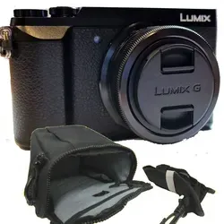 Produktbild 1A PHOTO PORST Panasonic Lumix GX80 Kit mit 12-32 mm Objektiv und Tasche