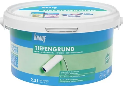 Knauf Tiefengrund 2,5 l  Grundierung & Imprägnierung