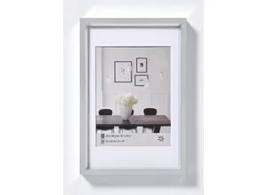 Walther Kunststoffrahmen Steel Style ES045S 30x45cm silber in silber von Walther