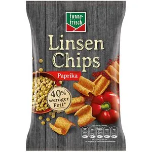 Funny-Frisch Chips Paprika Style, Linsen Chips 90g