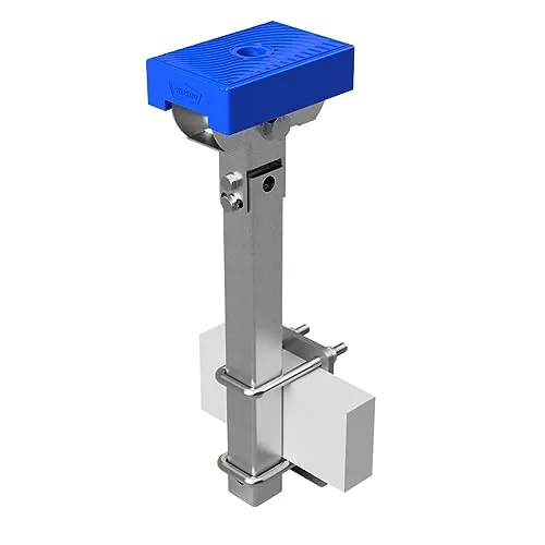 SUPROD Bootsauflage Langauflage PU-Auflage Bootstrailer Sliphilfe Polyurethan PAD150-TPU, 150x100 mm, blau