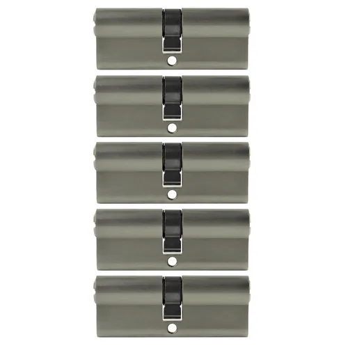 5x Profilzylinder 80mm 40/40 25x Schlüssel Tür Zylinder Schloss Gleichschließend