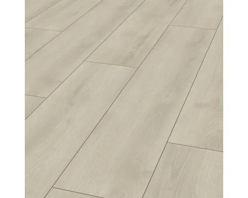 Laminat Advanced Plus Sommer Eiche beige Landhausdiele 1380 x 244 x 8 mm - Hochwertiges Laminat in stilvollem Eichen-Design, ideal für eine ansprechende Raumgestaltung. Strapazierfähig und pflegeleicht für den täglichen Einsatz.