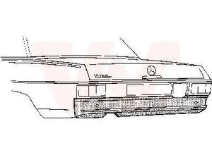 VAN WEZEL Heckwand 3003.35 für MERCEDES-BENZ /8 (W115) Limousine