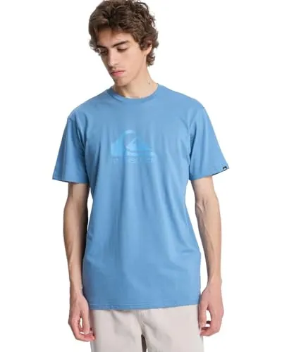 Quiksilver EV Comp Logo S/S T-Shirt Gr S blau von Quiksilver