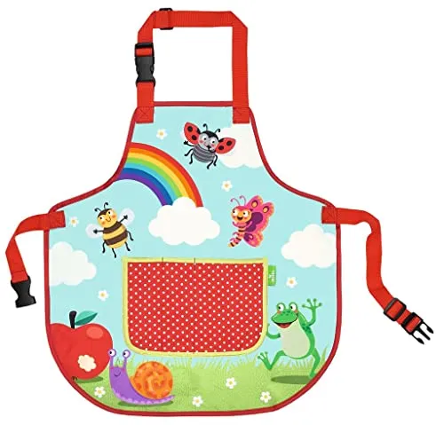 moses. Unisex Kinder 16153 moses Krabbelk fer Sch rze Regenbogen niedliche Kindersch f r Haus und Garten wasserabwei, Krabbelkäfer Design, für Kinder zwischen 3 6 Jahren EU