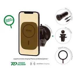 4smarts Wireless Kfz Ladeset UltiMag RoadTrip 15W