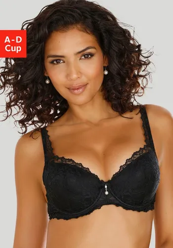 LASCANA Push-up-BH mit Bügel im angesagten High-Apex-Design, sexy Dessous
