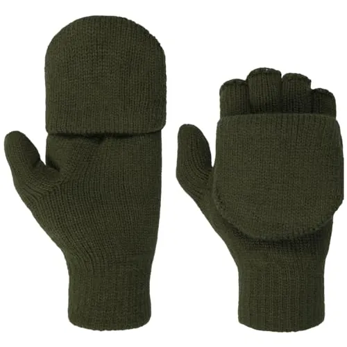 Lipodo Thinsulate Fingerless Handschuhe - Unisex Fäustlinge für Herbst/Winter - Fingerlose Strickhandschuhe für Damen und Herren, bieten Bewegungsfreiheit und Wärme, waschbar bei 40 Grad, ideal für kalte Tage und Alltag.