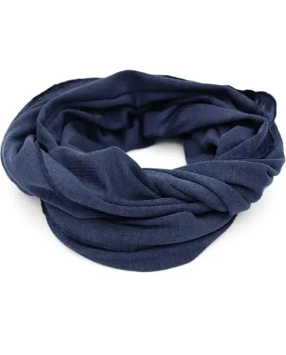 Engel, Damen Schlauchschal, 70% Wolle (kbT), 30% Seide (Marine)