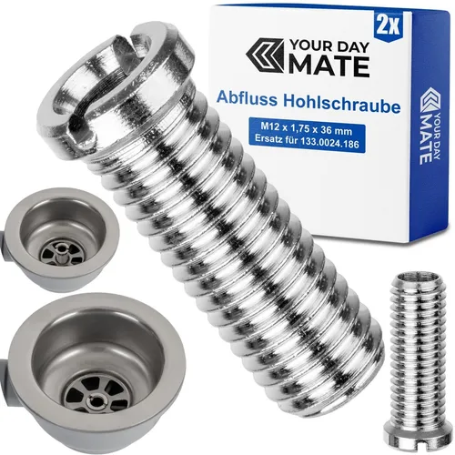 Hohlschraube Siebkorbventil M12 x 1,75 x 36 mm passend für Franke 133.0024.186