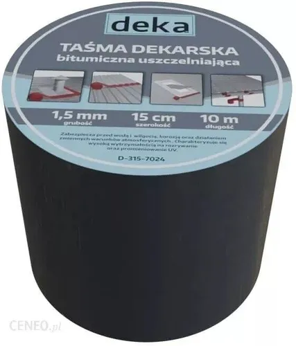 TAŚMA USZCZELNIAJĄCA DEKARSKA ALUBUTYL 15CM*10MB BRĄZOWY DEKA 5908235764290