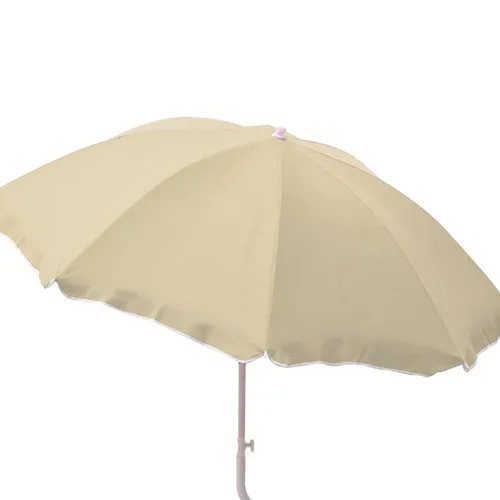 Strandschirm knickbar ca. 160 cm aus Polyester mit UV-Schutz und Mast