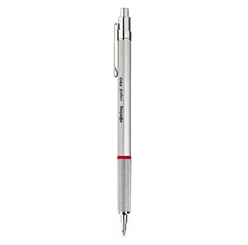 rotring Druckkugelschreiber rapid PRO CHROM in silber von rOtring