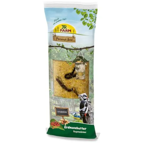 JR FARM Garden PBar Erdnussbutter Regenwürmer 350g