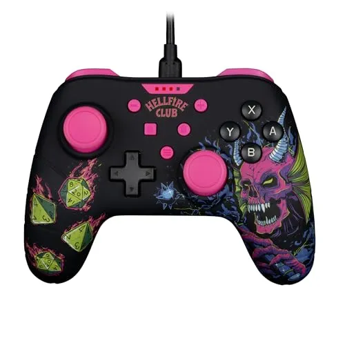 Konix Stranger Things Kabelgebundener Controller für Nintendo Switch, Switch 2 und PC