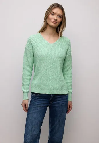 STREET ONE V-Ausschnitt-Pullover mit V-Ausschnitt