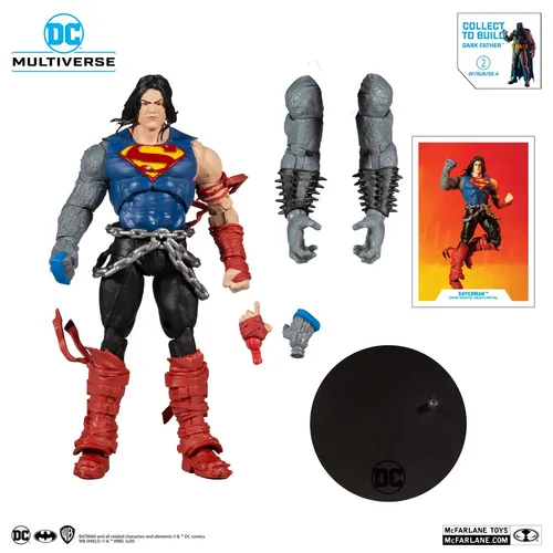 McFarlane Toy DC Death Metal Build-A Dunkler Vater - Superman Action Figur - Action- & Spielfiguren, ca. 18 cm groß, offizielle Lizenz, ideal für Sammler und Fans von DC Comics.