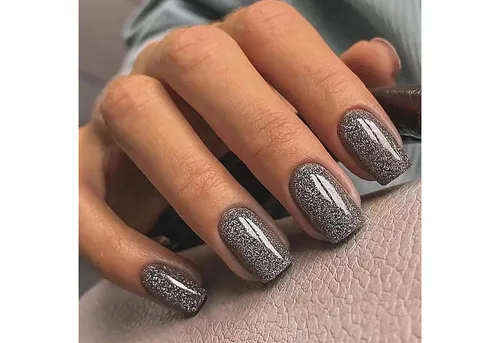 LuxusKollektion Kunstfingernägel 24 Stück Press on Nägel Kurz Schwarz Glänzend French Acryl Fake Nails