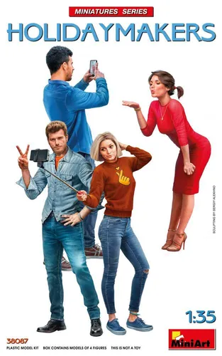 MiniArt 38087 Urlauber 1:35 Modellbausatz Neu OVP