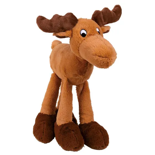 Trixie Elch Plüschspielzeug 30 cm mit Stimme für Hunde robust hochwertig