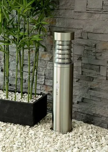 Heitronic 36892 SATURN Außenstandleuchte LED E27 Edelstahl - Lampen - Elegante Außenstandleuchte aus robustem Edelstahl mit LED-Technologie für energiesparende Beleuchtung.